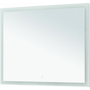 Зеркало Aquanet Гласс 100 сенсор, белое (274134)