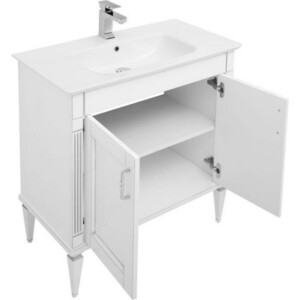Мебель для ванной Aquanet Селена 90 белая/серебро