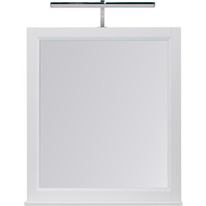 Зеркало с полкой Aquanet Бостон 78 белый (209676, 178249) потолочный светодиодный светильник citilux бостон cl709205n
