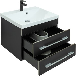 Мебель для ванной Aquanet Верона 58 черный матовый