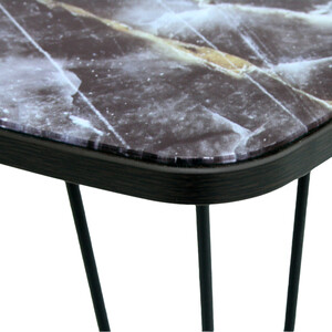 Стол журнальный Мебелик Оникс 1 венге, Luminar 160 (П0005755)
