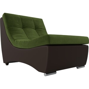 Кресло АртМебель Монреаль кресло микровельвет зеленый экокожа коричневый кресло артмебель монреаль кресло микровельвет коралловый экокожа коричневый