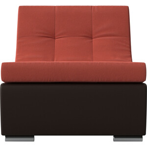 Кресло АртМебель Монреаль кресло микровельвет коралловый экокожа коричневый