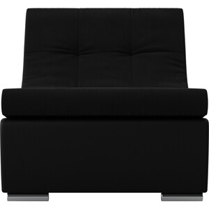 Кресло АртМебель Монреаль кресло микровельвет черный экокожа черный