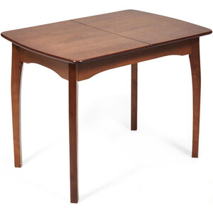 TetChair Стол CATERINA бук, мдф, 100+30x70x75, коричневый стол сервировочный мебелик бридж средне коричневый п0001996