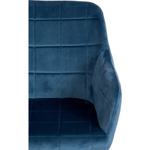 Кресло TetChair Beata (mod. 8266) металл/ткань синий (G062-48) / черный