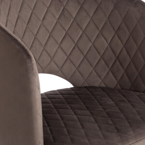 Кресло TetChair Wind (mod. 717) ткань/металл темно-серый barkhat 14/черный
