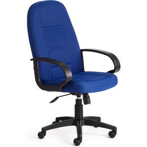 Кресло TetChair СН747 ткань, синий TW-10 кресло с перекидной спинкой обивка синий винил с белым кантом 16106b mr