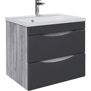 Мебель для ванной Grossman Талис 60х45 бетон пайн/графит