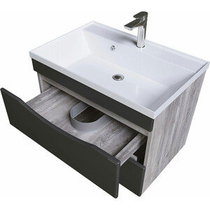 Мебель для ванной Grossman Талис 70х45 бетон пайн/графит