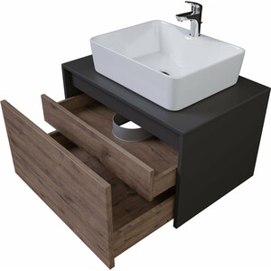 Мебель для ванной Grossman Смарт 70х46 веллингтон/графит