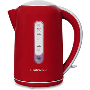 Чайник электрический StarWind SKG1021 красный/серый SKG1021 красный/серый - фото 2