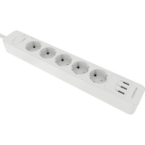 Сетевой фильтр HARPER UCH-550 White с USB зарядкой
