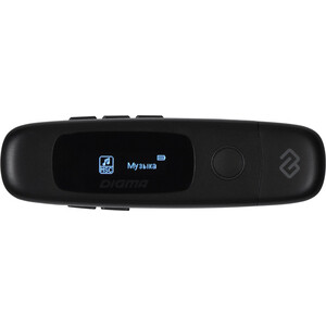 MP3 плеер Digma U4 8Gb черный k12 ipx8 водонепроницаемый mp3 плеер 8 гб музыкальный плеер с наушниками fm радио назад клип дизайн для плавания бег дайвинг