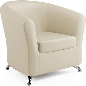 Кресло Шарм-Дизайн Евро бежевая экокожа двойное подвесное кресло bigarden gemini promo gray бежевая подушка