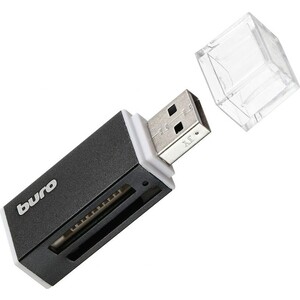 Устройство чтения карт памяти USB2.6 Buro BU-CR-3104 черный