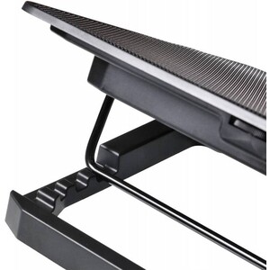 Подставка для ноутбука Buro BU-LCP156-B214H 15.6" 355x255x30 мм 2xUSB 2x 140 мм FAN 900 г металлическая сетка/пластик черный