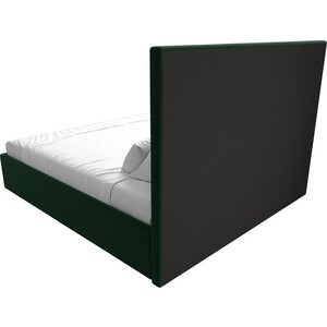Интерьерная кровать Лига Диванов Афродита 160 велюр зеленый (113046)