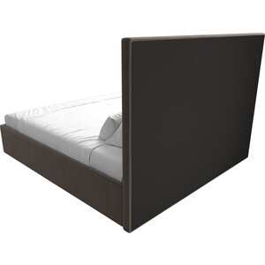 Интерьерная кровать Лига Диванов Афродита 160 велюр коричневый (113047)