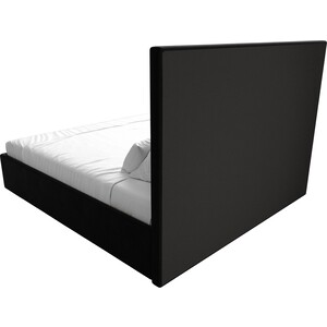 Интерьерная кровать Лига Диванов Афродита 160 микровельвет черный (113059)