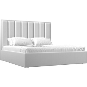 Интерьерная кровать Лига Диванов Афродита 160 экокожа белый (113066) интерьерная кровать лига диванов афродита 160 велюр зеленый 113046