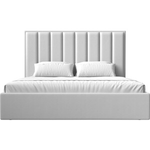 Интерьерная кровать Лига Диванов Афродита 160 экокожа белый (113066)