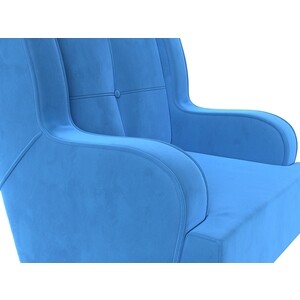 Кресло Лига Диванов Неаполь велюр голубой (111952)