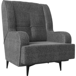 Кресло Лига Диванов Неаполь рогожка серый (111971) кресло лига диванов неаполь велюр голубой 111952