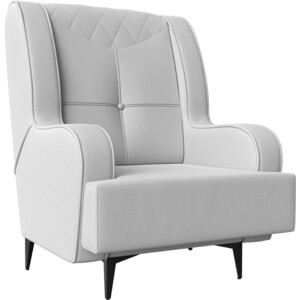 Кресло Лига Диванов Неаполь экокожа белый (111973) кресло лига диванов неаполь велюр голубой 111952