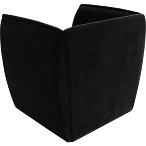 Кресло Лига Диванов Бергамо велюр черный (111990)