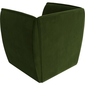 Кресло Лига Диванов Бергамо микровельвет зеленый (112000)