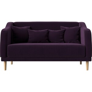Кухонный диван Лига Диванов Киото велюр фиолетовый (113075)