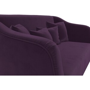 Кухонный диван Лига Диванов Киото велюр фиолетовый (113075)
