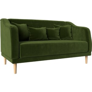 Кухонный диван Лига Диванов Киото микровельвет зеленый (113080) прямой диван лига диванов куба лонг велюр зеленый