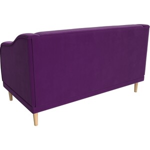 Кухонный диван Лига Диванов Киото микровельвет фиолетовый (113084)