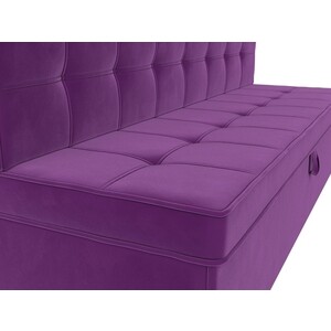 Кухонный диван Лига Диванов Техас микровельвет фиолетовый (113110)