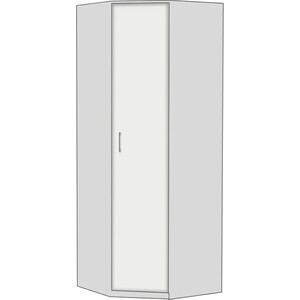 Шкаф угловой МДК ГШУ белый угловой элемент мдф вайнскот эмаль белый 10x30x2070 мм