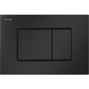 Клавиша Am.Pm ProC S черная матовая (I070238) комплект унитаза point меркурий с инсталляцией клавишей меркурий черная матовая сиденье микролифт белый pn48007bm