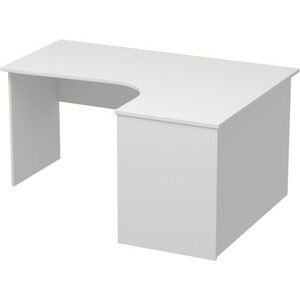 Стол письменный МДК СПУ-Л левый, белый стол письменный сокол спм 25 левый бетон
