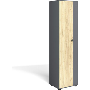 Шкаф в прихожую Бител Мини Лайт МЛ-2 дуб золотой крафт/серый графит (BTL10000449) вешалка в прихожую мебелик