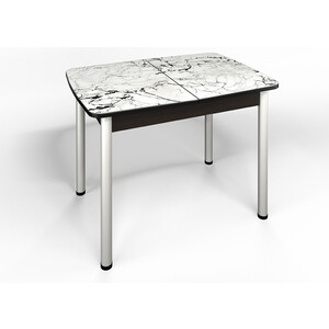 Стол Бител Флорида СМ-1 ножки сталь, венге/серебро (BTL10000495) мебелик стол раскладной венге