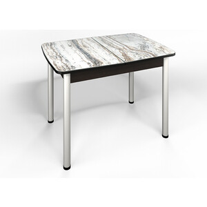 Стол Бител Флорида СМ-2 ножки сталь, венге/серебро (BTL10000496) мебелик стол раскладной венге