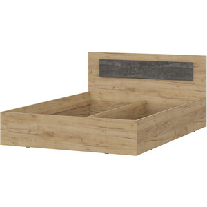 Кровать SV - мебель МСП 1 160х200 дуб золотой/камень темный портал firelight bricks wood 25 камень темный шпон венге нс 1287017