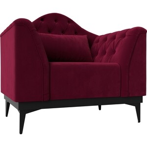 Кресло Лига Диванов Флорида микровельвет бордовый (112295) кресло мешок dreambag бордовый микровельвет xl 125x85