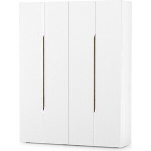 Набор шкафов Моби Муссон корпус белый, фасад дуб эндгрейн элегантный (13.198+13.198) зеркало шкаф mixline муссон 50х70 левый белый 4640030867691