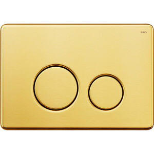 Клавиша смыва IDDIS Unisteel золото матовый (UNS01GGi77) кнопка смыва point афина золото pn44041g
