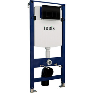 Инсталяция для унитаза IDDIS Optima Home с черной клавишей (OPH00MBi32K) вентиляционная установка minibox home 200 gtc