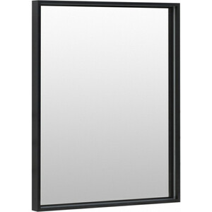 Зеркало De Aqua Алюминиум LED 60х75 с подсветкой, черный (261700) зеркало de aqua алюминиум led 70х75 с подсветкой серебро 261694