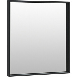 Зеркало De Aqua Алюминиум LED 70х75 с подсветкой, черный (261701) зеркало de aqua алюминиум led 60х75 с подсветкой медь 261707