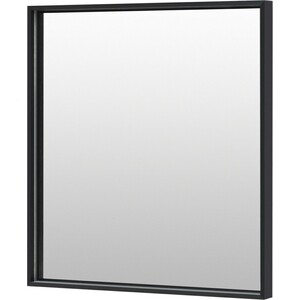 Зеркало De Aqua Алюминиум LED 70х75 с подсветкой, черный (261701)